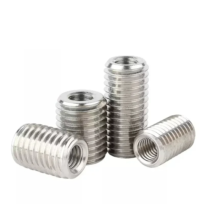 M6 M8 M10 M12 304 Stainless Steel Inside Outside Thread Adapter Screw Nuts Thread Conversion Socket Screw Nut