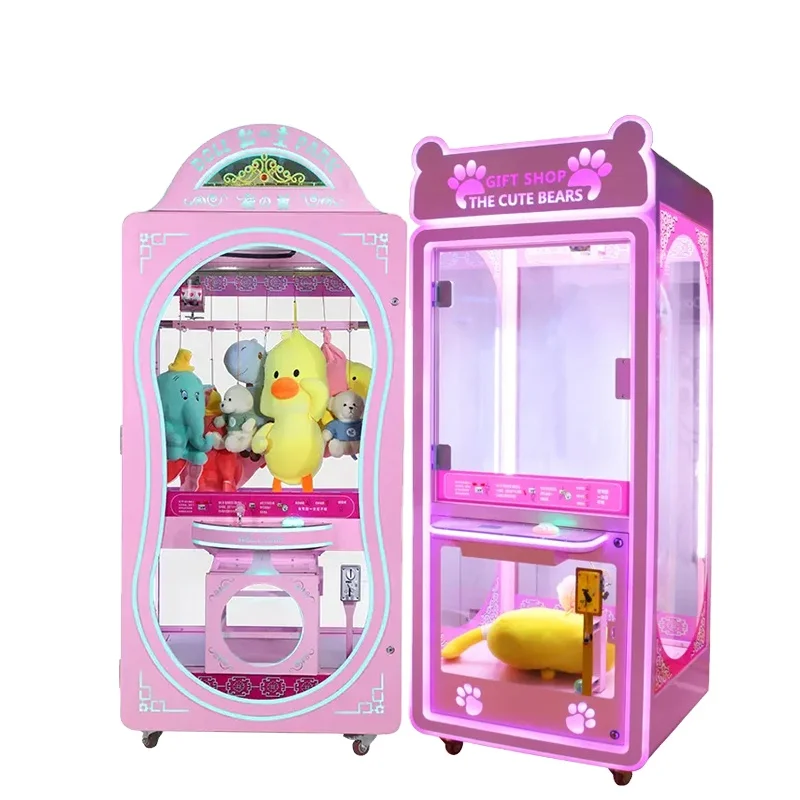

Super Large Claw Machine Keychains Plushies Coin Operated Games Centre Showtime Crane Min Claw Machine Prize Locker HD Screen