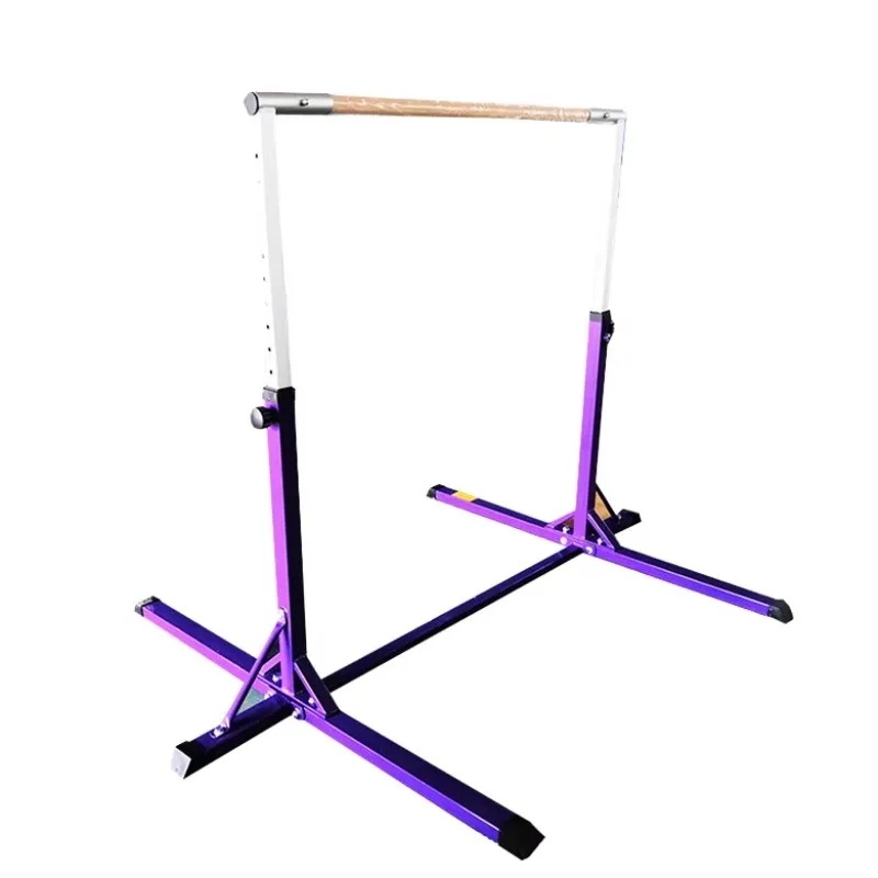 

Adjustable Kids Gymnastics Bar - Steel Horizontal Training Equipment for Indoor Sports & Home Use