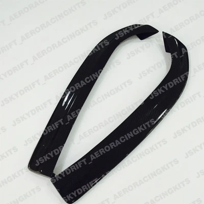 

For Mitsubishi evo 8 9 Carbon Fiber Rear Bumper Spats Extensions Addon diffusers