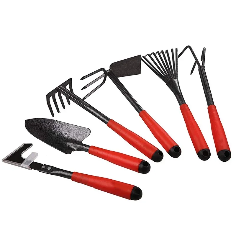 

Gardening Flowers Grass Vegetable Spade Rake Double Hoes Shovel Hand Garden Tools Sets