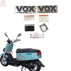 Peças do corpo da motocicleta carenagem adesivo para yamaha vox50 scooter estéreo 3d galvanoplastia logotipo corpo adesivo