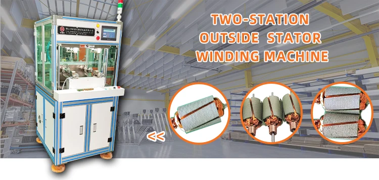 High Quality Cooling Fan Motor Centrifuge Coil Winding Machine Multi-station Stator Winding Machine