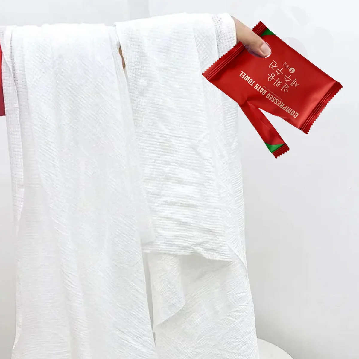 5/10Pcs Disposable Bath Towel Individually Packaged Compressed Bath Towel Home Camping Travel Cleaning Towels