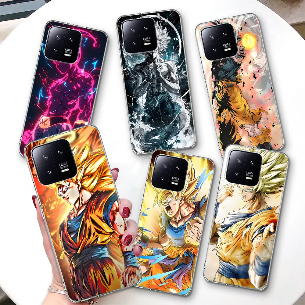 

Крутой прозрачный чехол для телефона с изображением Гоку из Dragon Ball для Xiaomi Mi 15 Ultra 14 11 Lite 5G NE 14T 13 15T 10T Pro 12 Lite 10