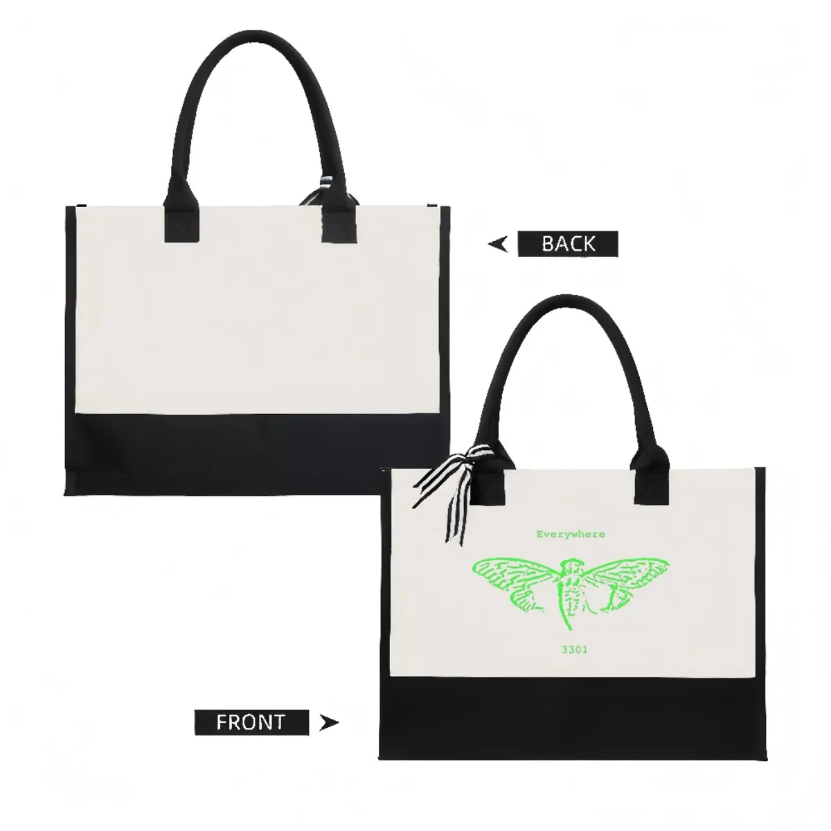 Dark ter 2026 وصول جديد موضة عملية واسعة قابلة لإعادة الاستخدام حمل حقيبة نمط طباعة 2 لهجة الثقيلة ينبغي كبيرة #2