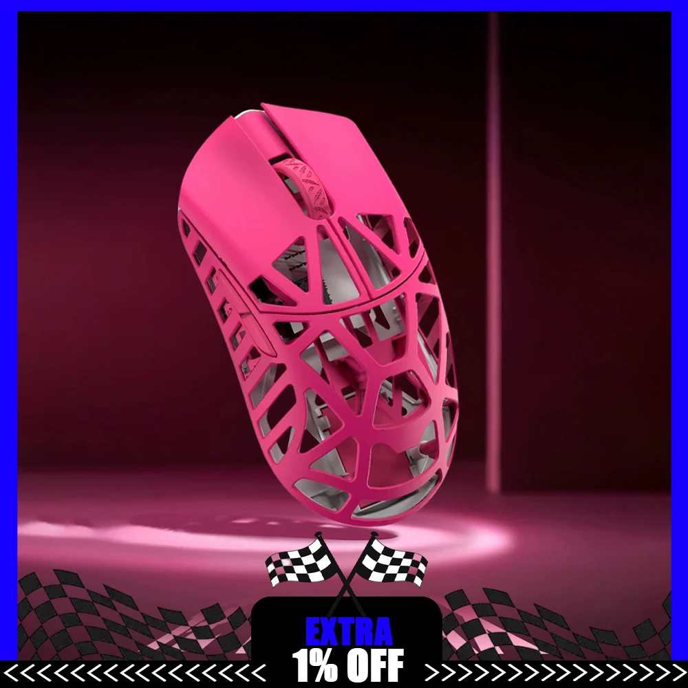 WLMOUSE BEAST X Max Magnesium Alloy Wireless Gaming Mouse 42g Omron Optical Switches PAW3395 8K Polling Rate Esports Mice