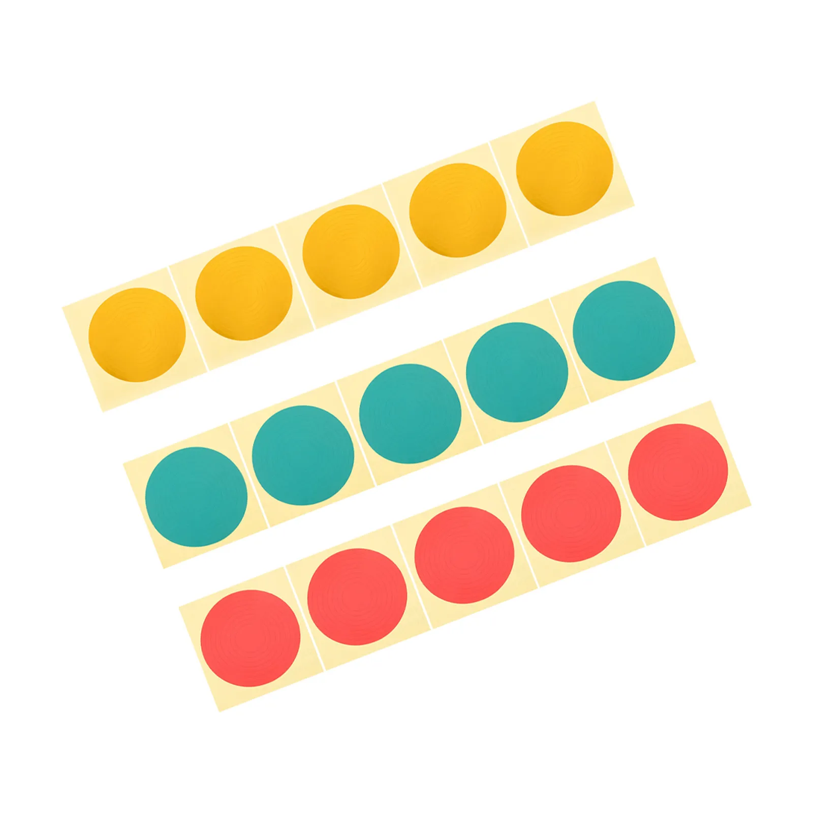

15Pcs Pressure Gauge Identification Adhesive Stickers Colorcoded Red Green Yellow PVC Material Strong Adhesion for Accurate