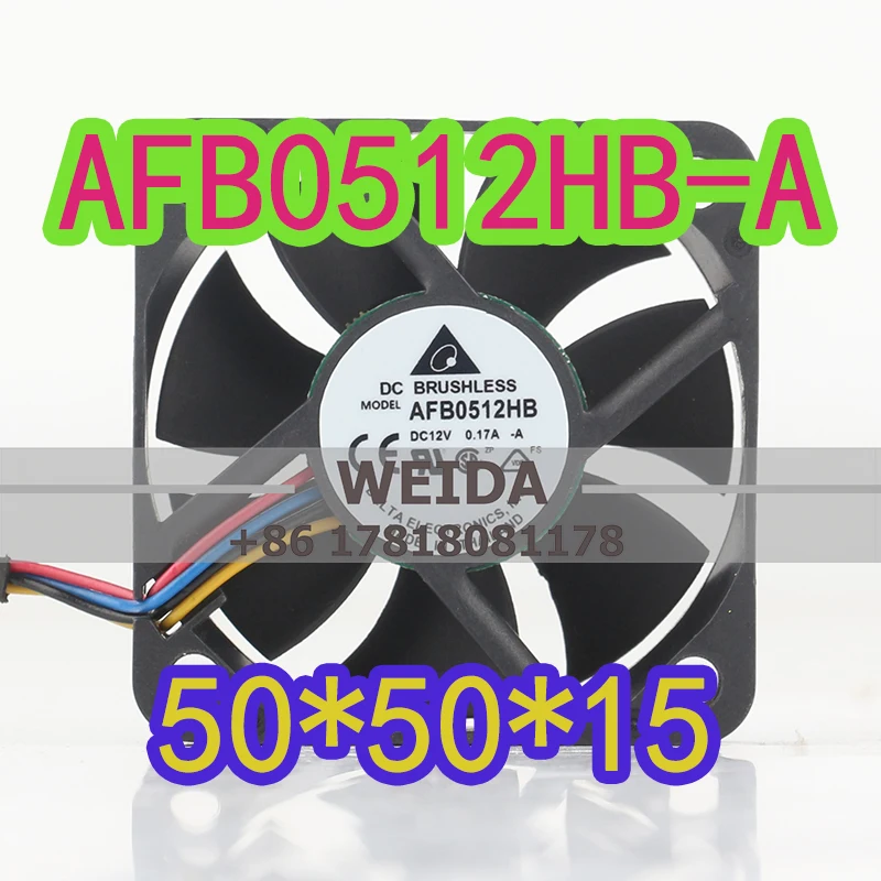 

Deltam 12V 0.17A AC EC 5CM Cooling Fan Inverter PWM Speed Regulation Double Ball Bearing 5015 AFB0512HB-A