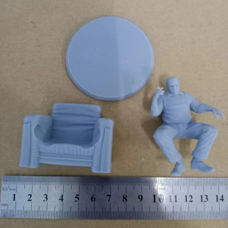 

Жестокий большой босс, смола, сделай сам, масштаб 1/24, 75 мм, комплект моделей из смолы, разобранная и неокрашенная игрушка-скульптура