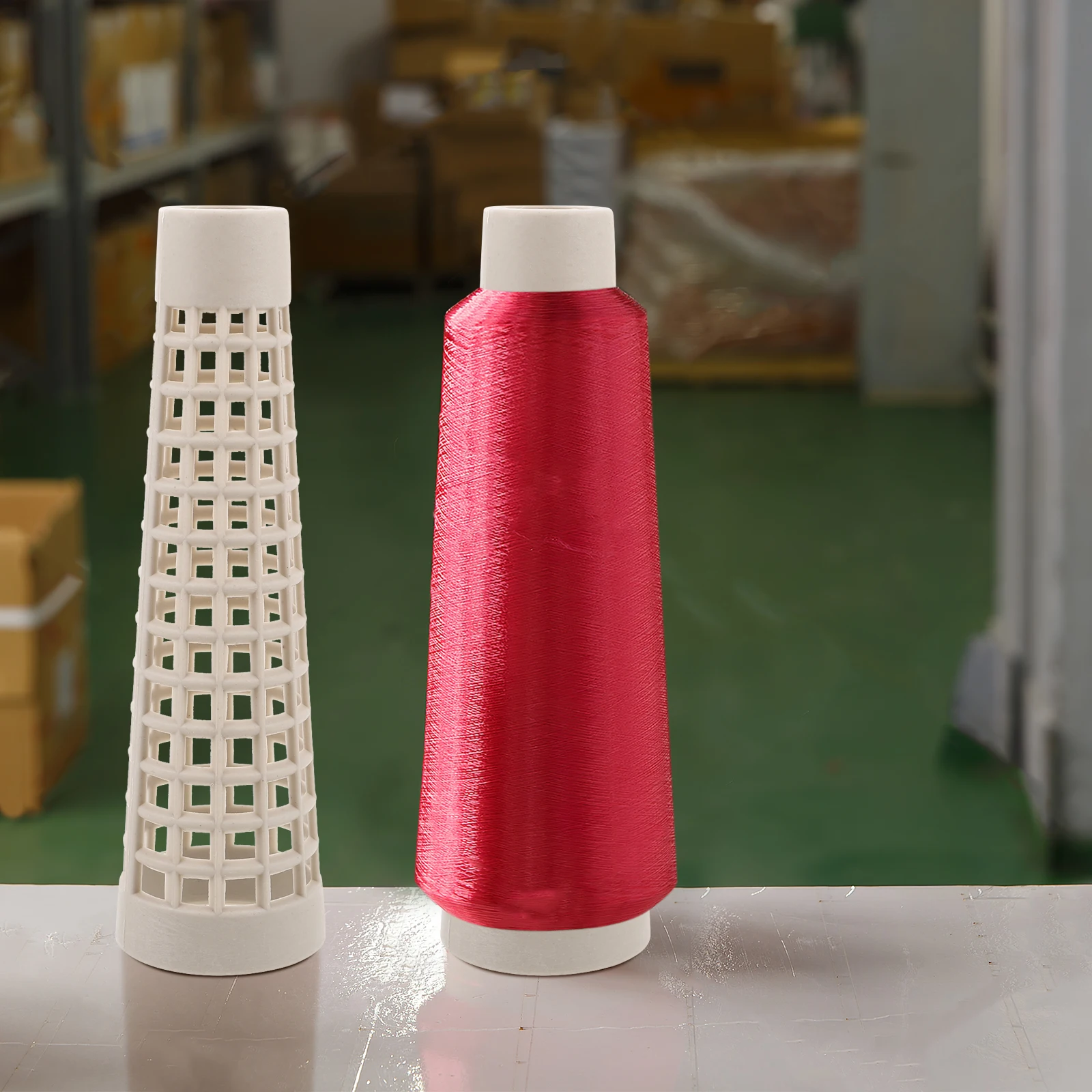 

20pcs Plastic Yarn Bobbins Dyeing And Steaming Spools For Textile Industry Prevents Yarn Tangling Enhances Efficiency