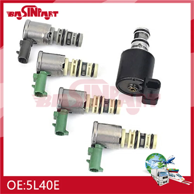 

5L40E Transmission Solenoid Valve Kit For Cadillac Catera CTS SRX for BMW 325i 330i 328i 525i 528i 530i X3 X5 Z3 Z4 2001-2007