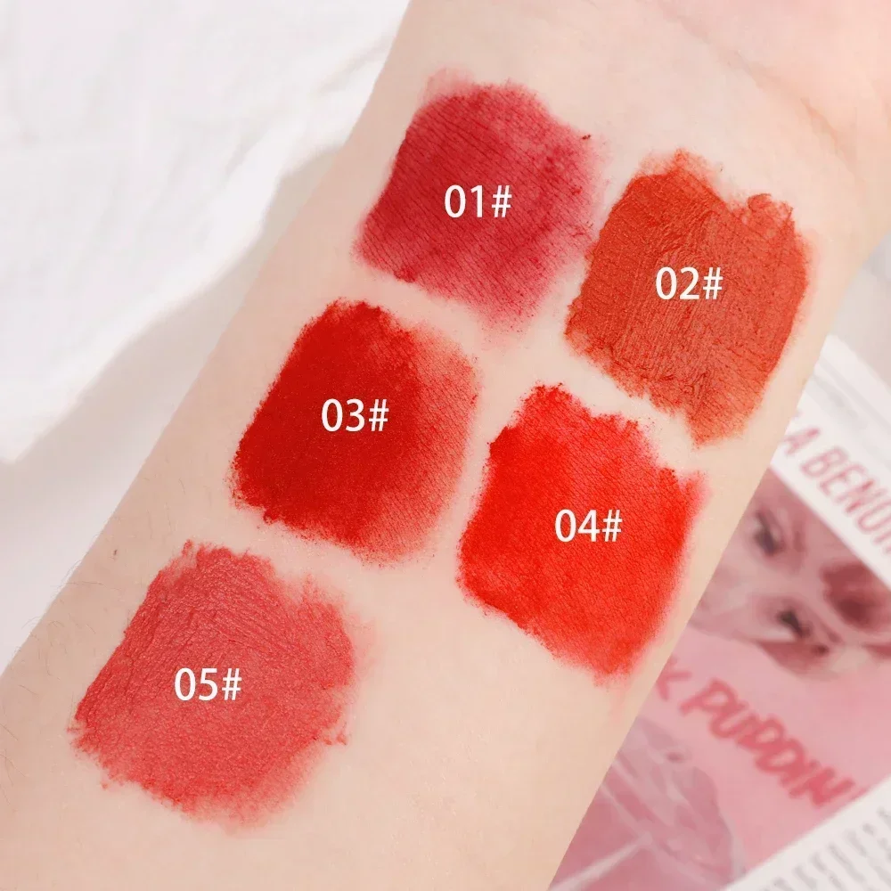 Wasserdichter Samt matt nackt Lip gloss langlebig leicht zu färben koreanische Make-up Tönung flüssige Lippenstifte Creme Pigmente Kosmetik