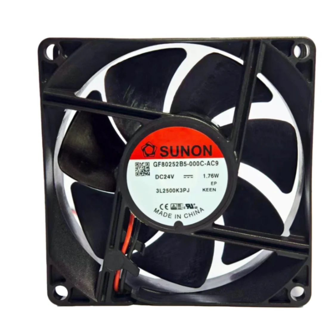 

SUNON GF80252B5-000C-AC9 DC 24V 1.76W 80x80x25mm 2-Wire Server Cooling Fan