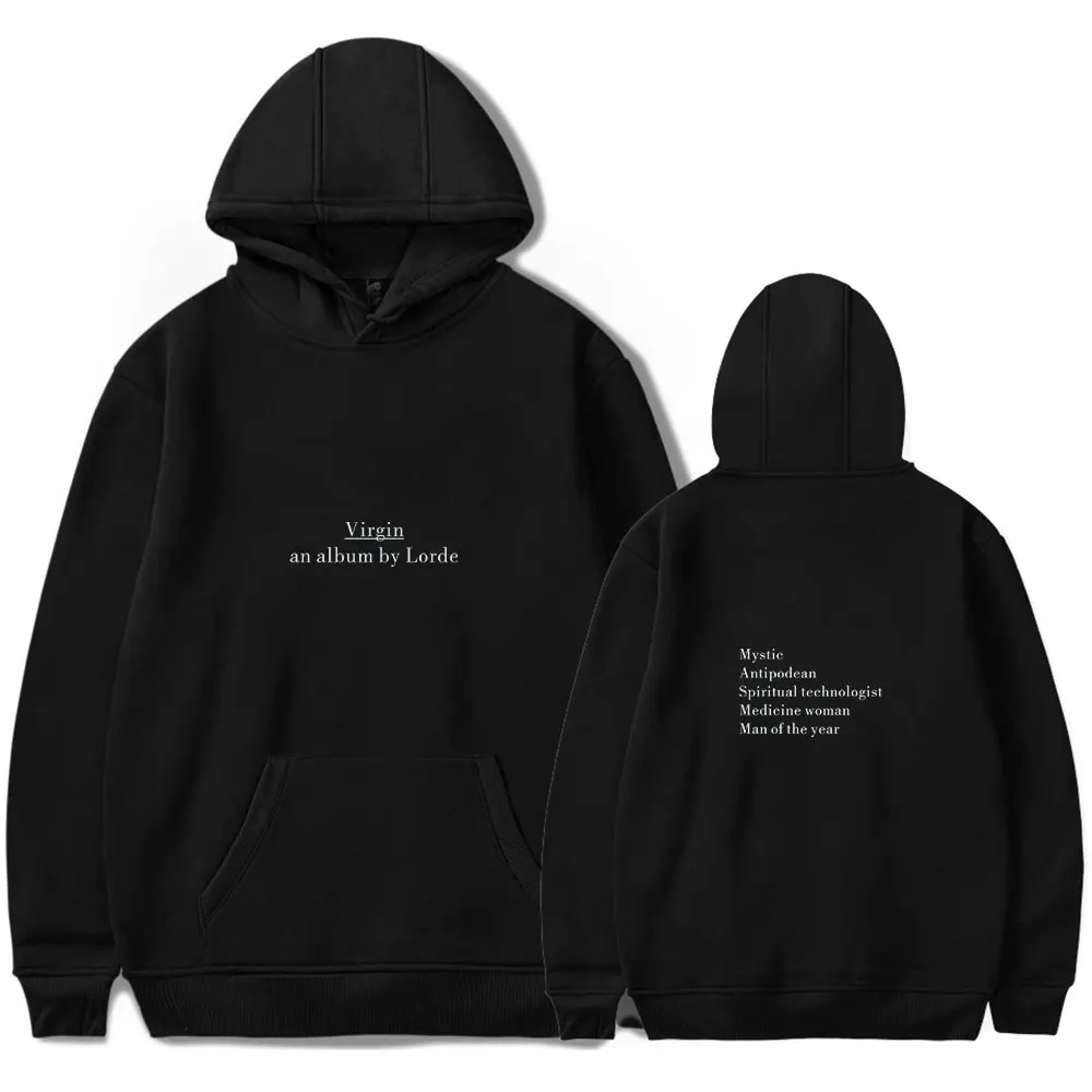 

Lorde Pic Hoodies Women Men 2025 New Fashion HipHop Long Sleeve Sweatshirts