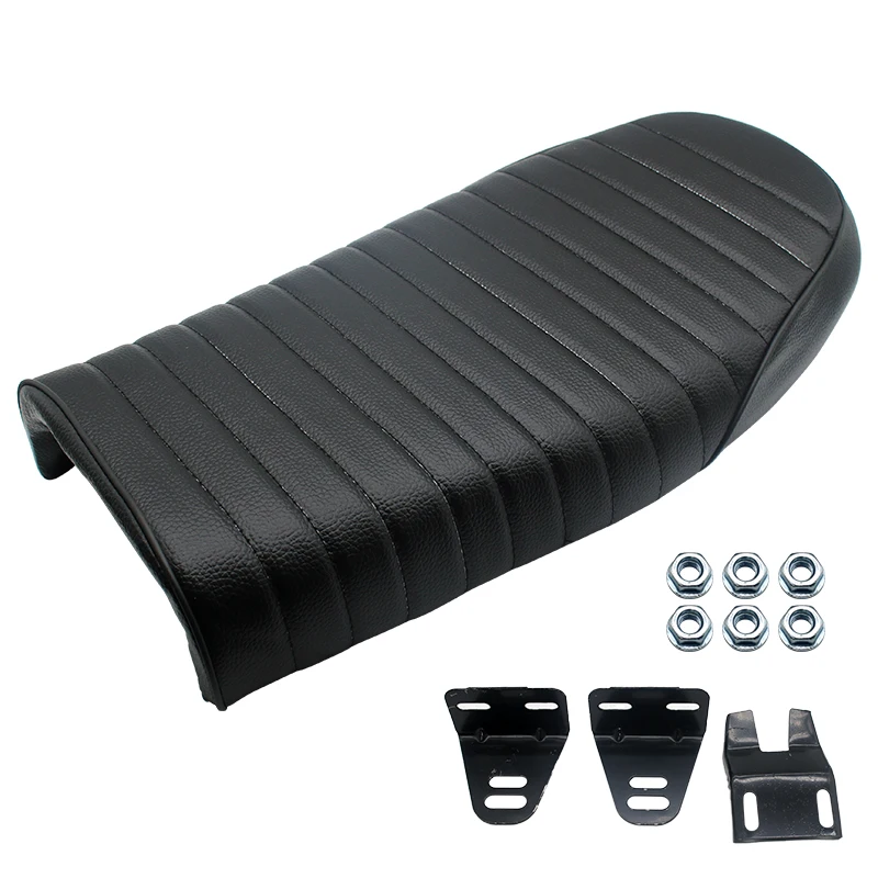 Motorcycle Cafe Flat for SEAT Vintage Comfortable  Cushion Replacement for CG125 MotorbikeHonda