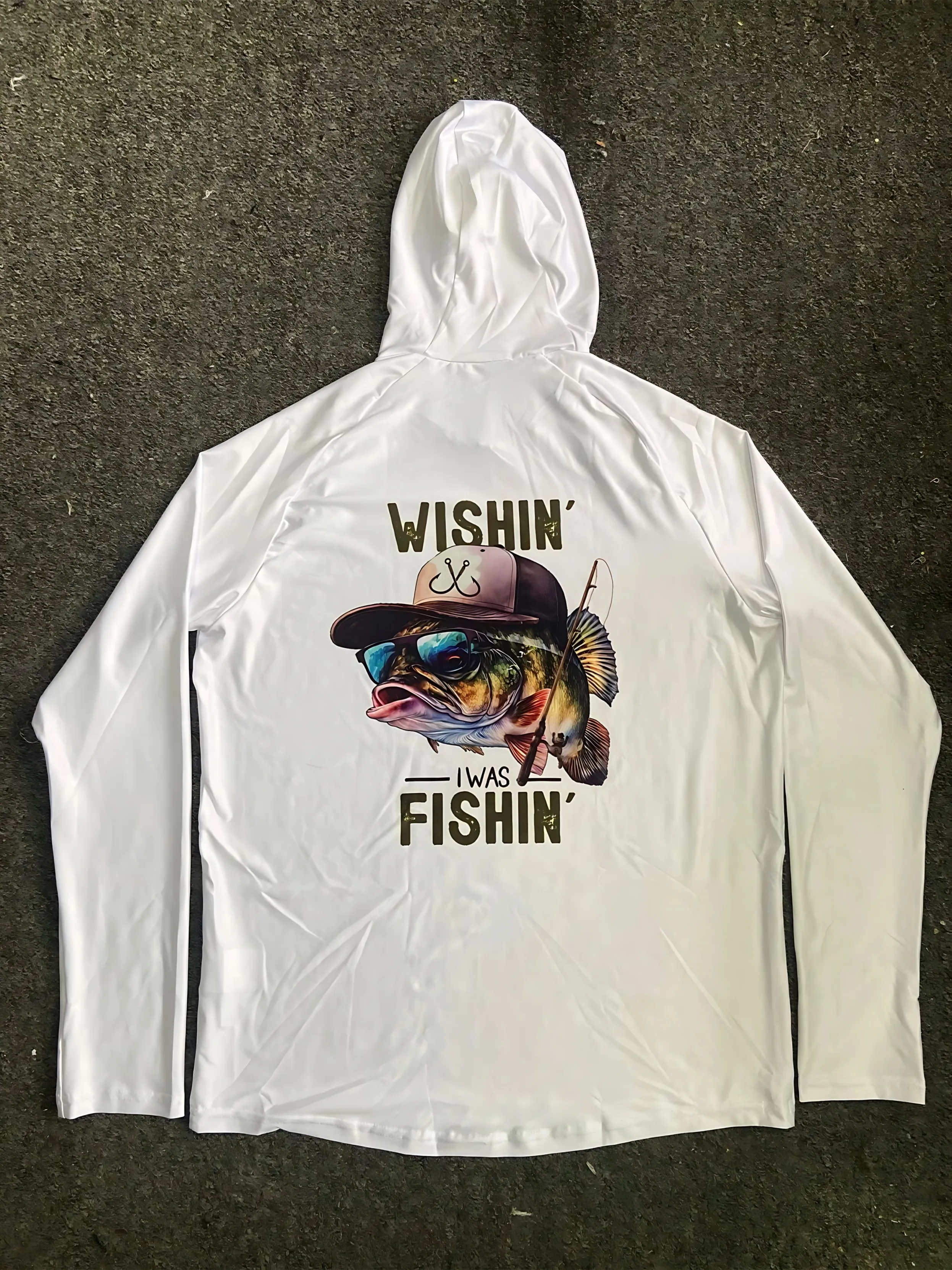 2026 New Model UV-Resistant Fishing Shirt with Long Sleeves and Hooded Collar - UV-Resistant Fishing Mask Clothing view 4