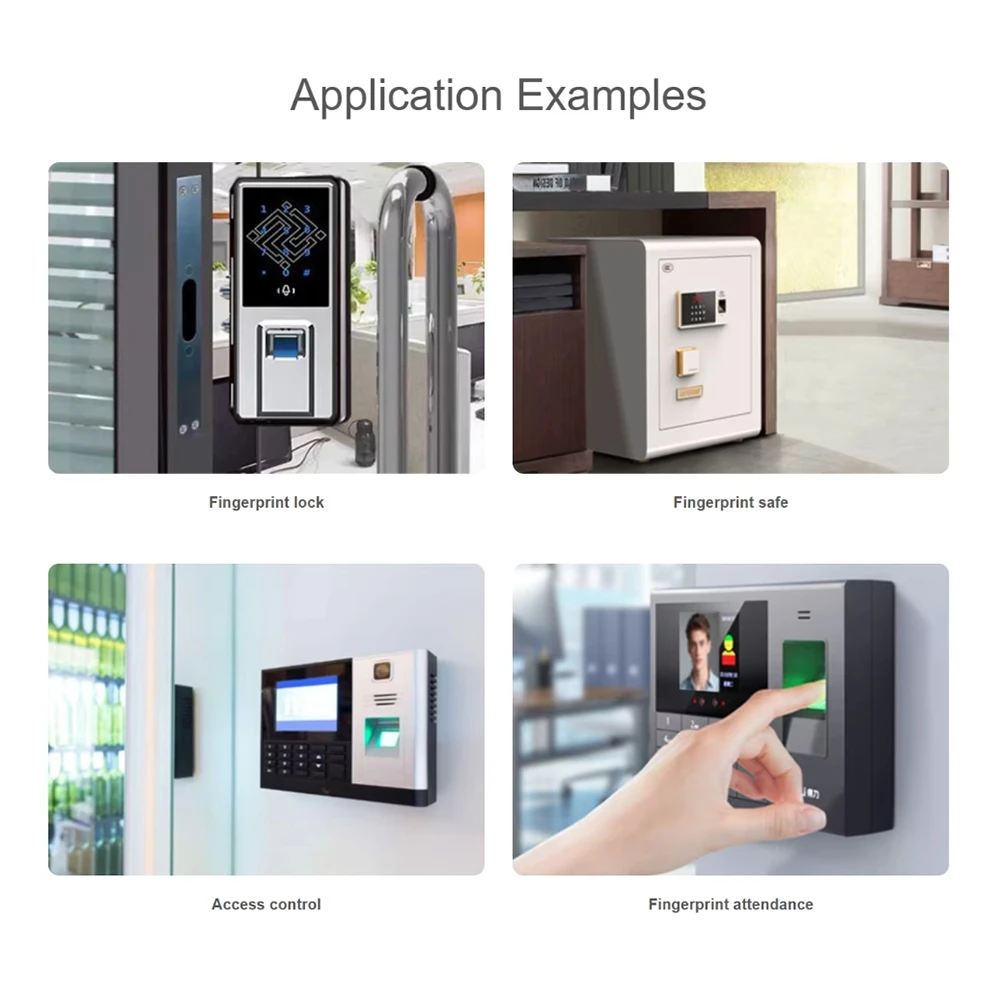 ABRW-Capacitive Fingerprint Module Cortex Core UART&USB Serial Port Communication Integrated Fingerprint Recognition Sensor