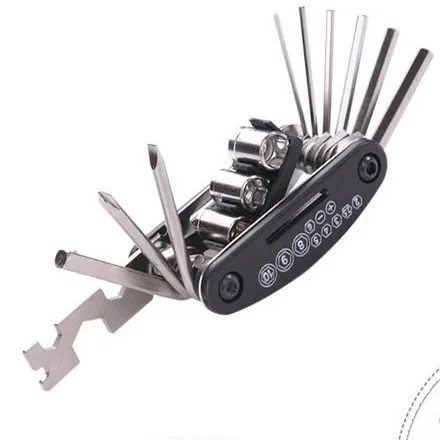 16 In 1 bicycle bike Motorcycle Portable Wrench Set Folding Hex For yamaha xvs 1100 rd 350 raider fz6s bws 125 nmax 155 yz450f