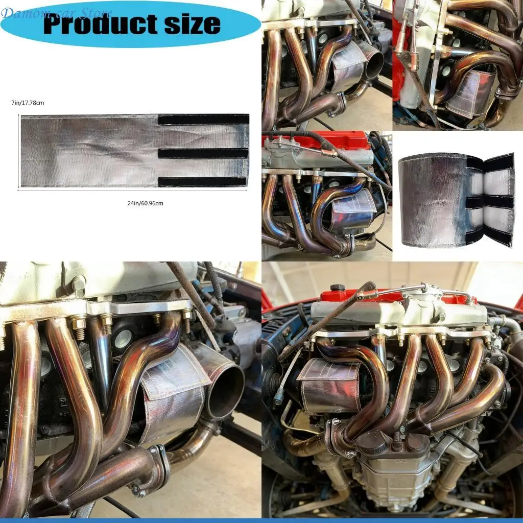 A2UC Adhesive Aluminum Fiberglass Heat Insulation Wrap For Engine Compartment