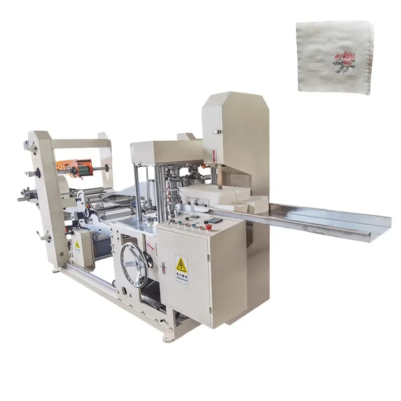 Automatic 4 Color Paper Napkin Making Machine with Printing and Customized Pattern Fast Response