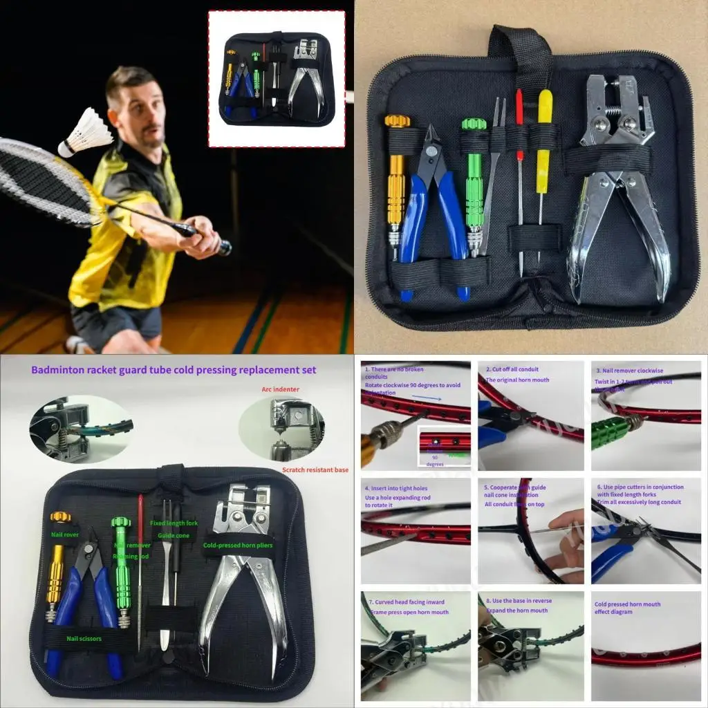 

Badminton Racket Grommet Repair Tool Suitable for Most Racket Models For Players K1YF