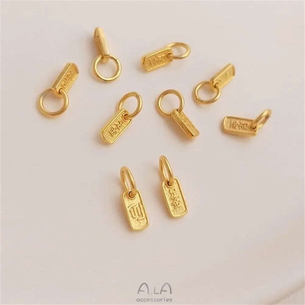 Noworoczne akcesoria w stylu China-Chic, złoto piaskowe, szczęśliwy lotos, dwa szczęśliwe orzeszki fu, zawieszka w kształcie tykwy marki Fu, DIY K257