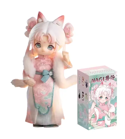 Nagi Beast 4th Generation กล่องตาบอด Xiaoyao Bjd โทรศัพท์มือถือตุ๊กตา Handmade หญิง Action Figure ของขวัญวันเกิดเดสก์ท็อปตกแต่ง