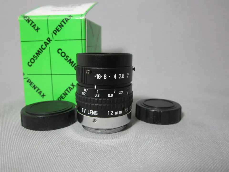 TAKEI DA-1WIDE CAMERA+COSMICAR/PENTAXレンズ PENTAX COSMICAR 1.2/12mm C-MOUNT LENS SHARP LENS! GOPRO Raspberry
