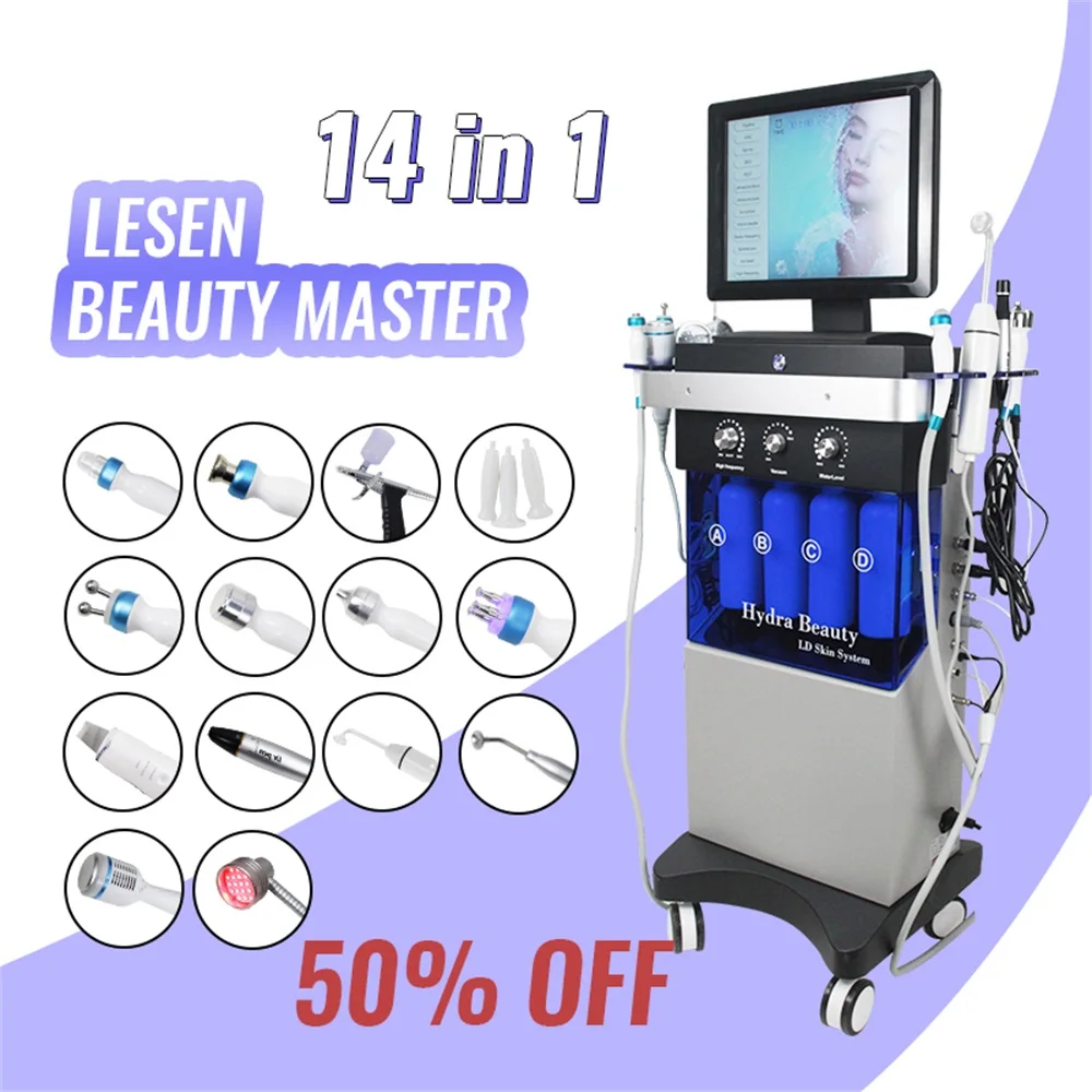 

2025 Hydra Water Jet Peel Oxygen Dermabrasion Machine Whitening Aqua Peeling Micro Dermabrasion Hydro Water Facial Hydra Machine