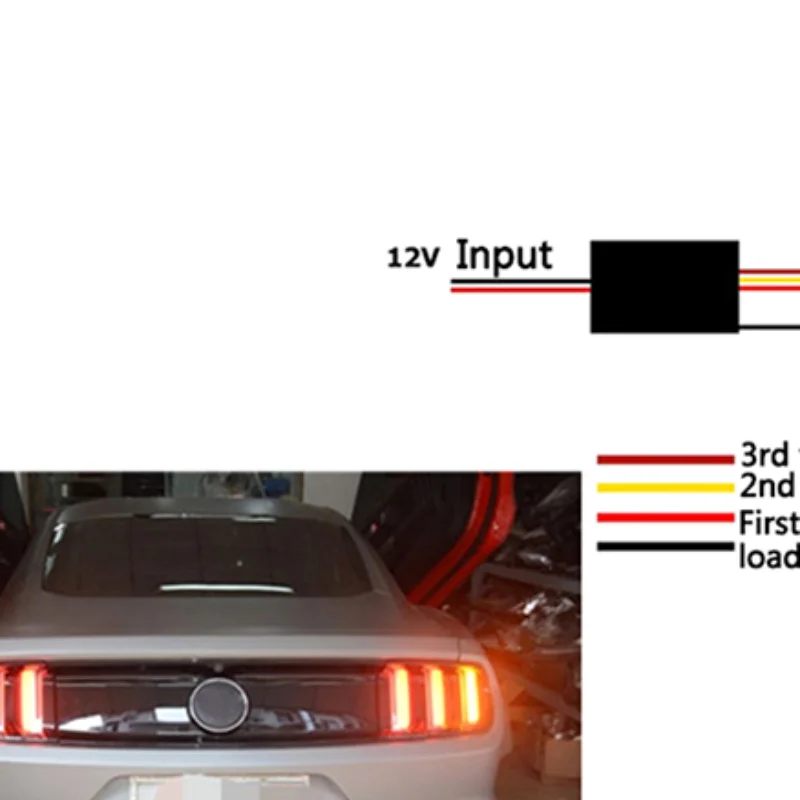 Chase Flash Module Boxes 3 Step Sequential Universal For Car Turn Signal Light