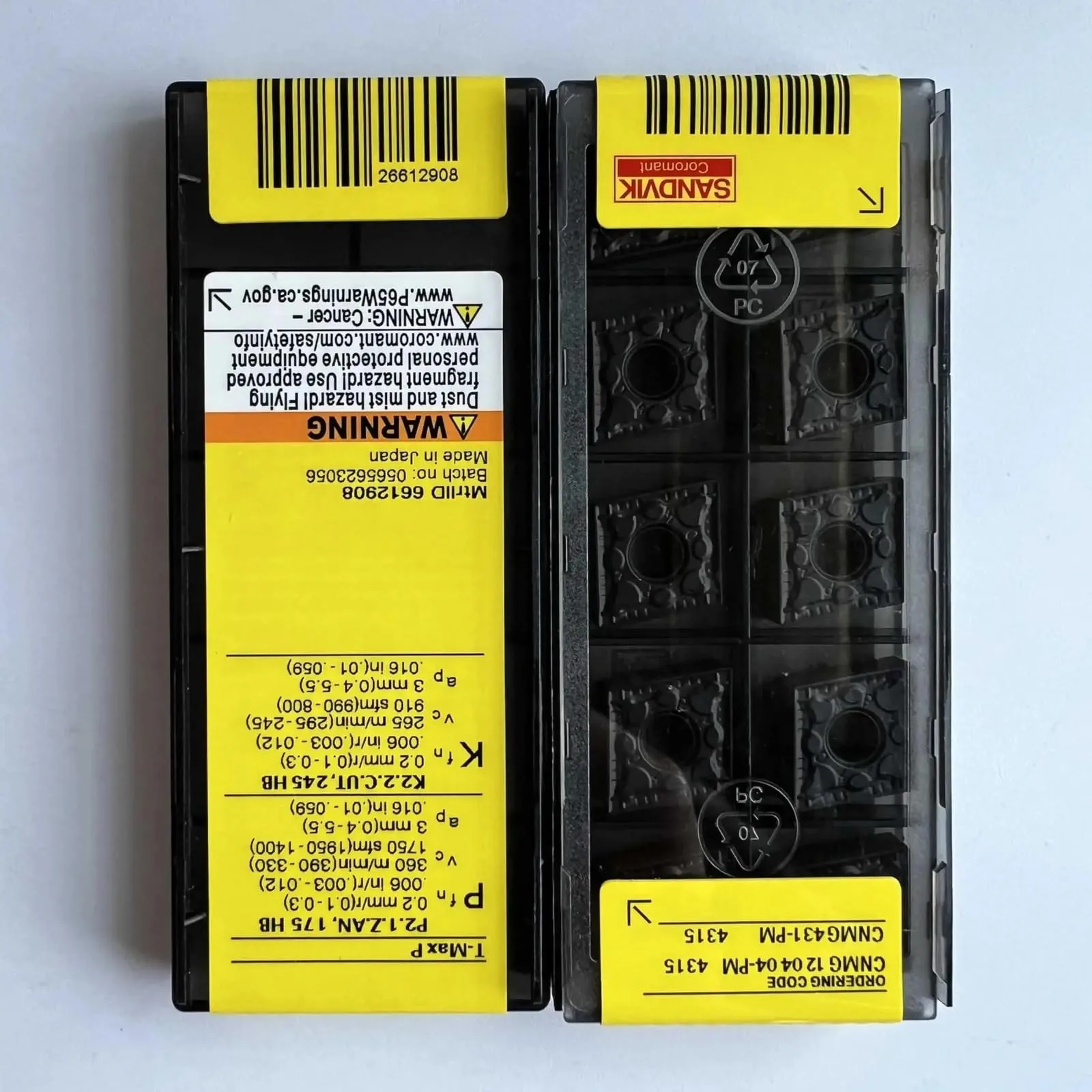 

Оригинальный SANDVIK/CNMG120404-PM 4315/лезвие с ЧПУ из твердого сплава, 10 шт.