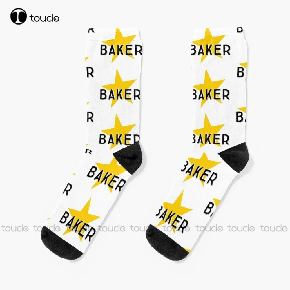 

Star Baker Great British Bake Off Socks Mens Soccer Socks Thanksgiving Christmas New Year Gift Unisex Adult Teen Youth Socks
