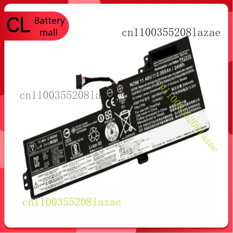 

Оригинальный аккумулятор для Lenovo ThinkPad T470 T480 A475 A485 01AV419 01AV421 01AV489