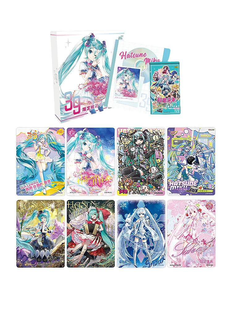 KAYOU Hatsune Miku Card Hatsune Miku Collectible Cards Japanese Anime Card Music Games Peripherals Cards Book Birthday Gifts Toy