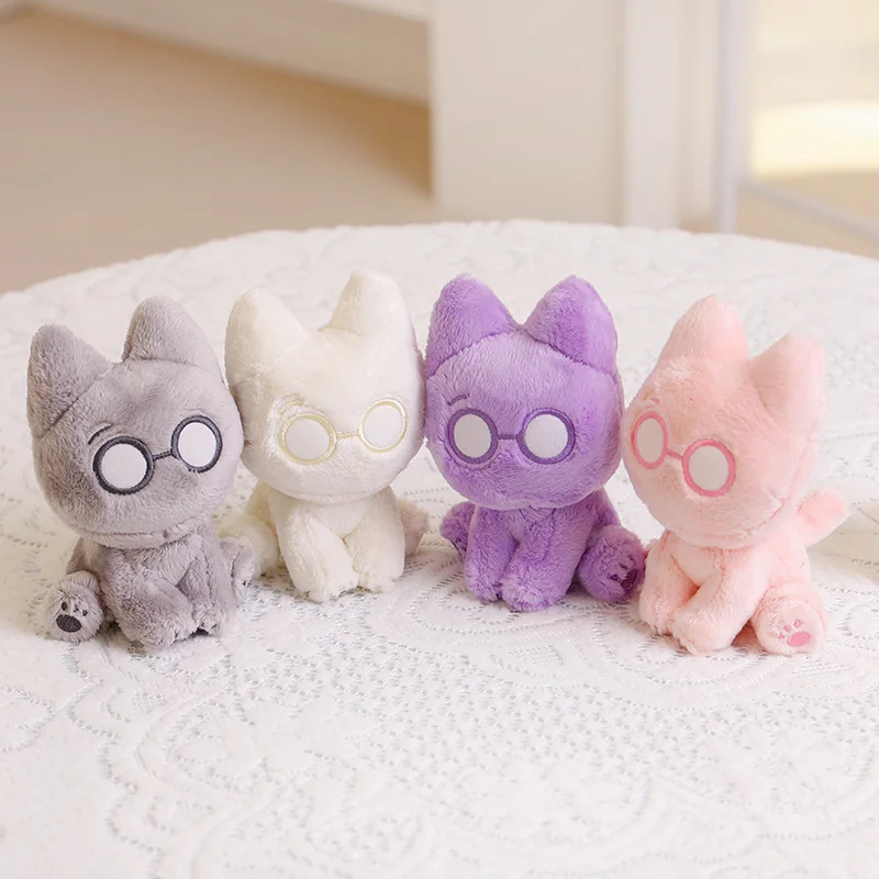 Juguete de peluche de gato Kawaii para niños, muñeco de peluche de Anime Kpop, animales de peluche de gatito, juguetes suaves de dibujos animados