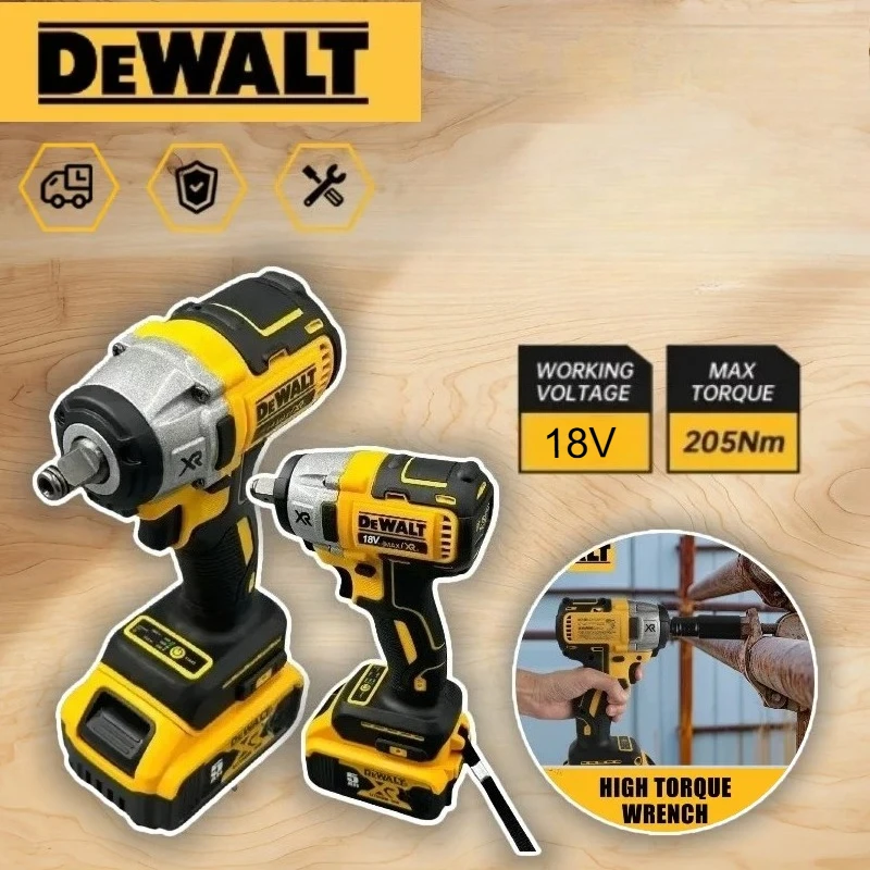 

Dewalt Electric Wrench DCF880 Cordless Brushless Impact Wrench, Detachable Tire 205N · M High-speed Powerful Disassembly Tool