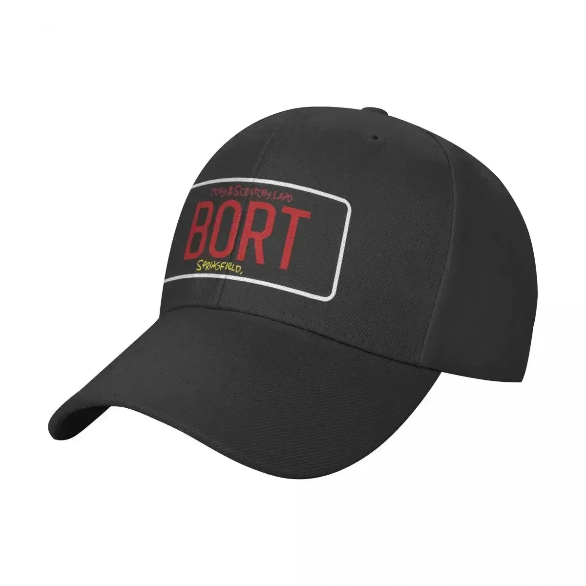 Gorra de béisbol BORT License Plate Bart, sombrero de pesca, sombrero de anime, sombrero de golf para hombres y mujeres