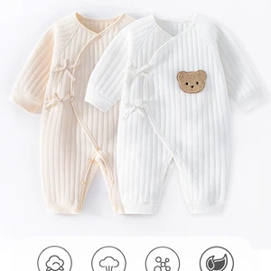 Boys Girls Clothes of a 100% Baby Baby Piece Long Sleeve Long Sleeve Kidshops Solid Thin Knitting Jumpsuit 12 Main Sales Said Maternity for Boy - №6