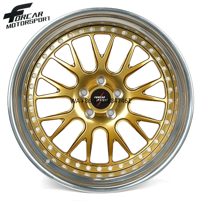 

Forcar 2-Piece Design New Design Custom Color T6061 Best Price 18 Inch 5 Holes 5*112 5*114.3 New Forged Wheels for Best Price