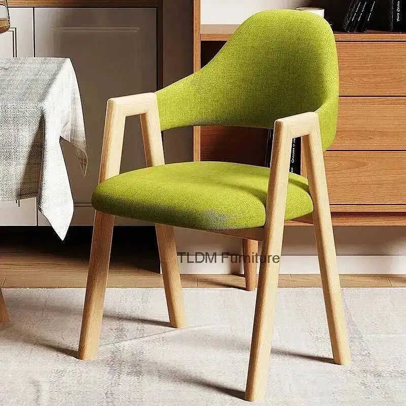 Dining Simple Durable Chair Breathable A Back Dining Chair Home Solid Long Time Not Wood Sitting Tired Moda Home Furniture