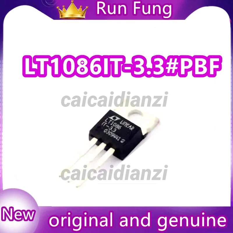 

5Pcs/Lot LT1086IT-3.3#PBF LT1086IT-3.3 Linear Voltage Regulator IC Positive Fixed 1 Output 1.5A TO-220-3 New Original
