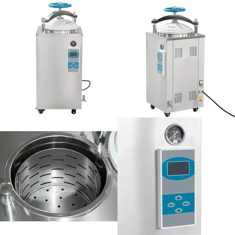 for MN-HD Vertical Autoclave with 304 Stainless Steel Chamber for Sterilizing Medical Apparatus