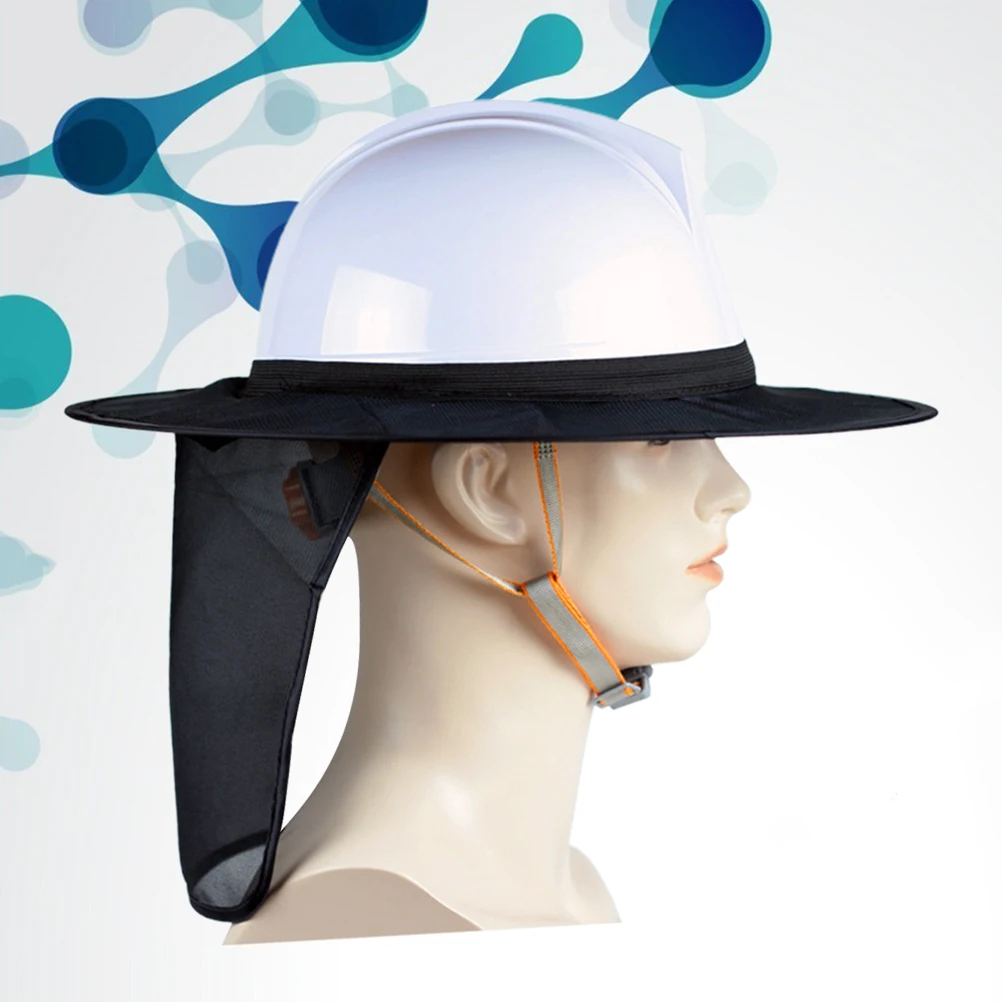 

Hard Hat Full Brim Reflective Sunshade High Visibility Mesh Neck Protector Foldable Outdoor Safety Accessory