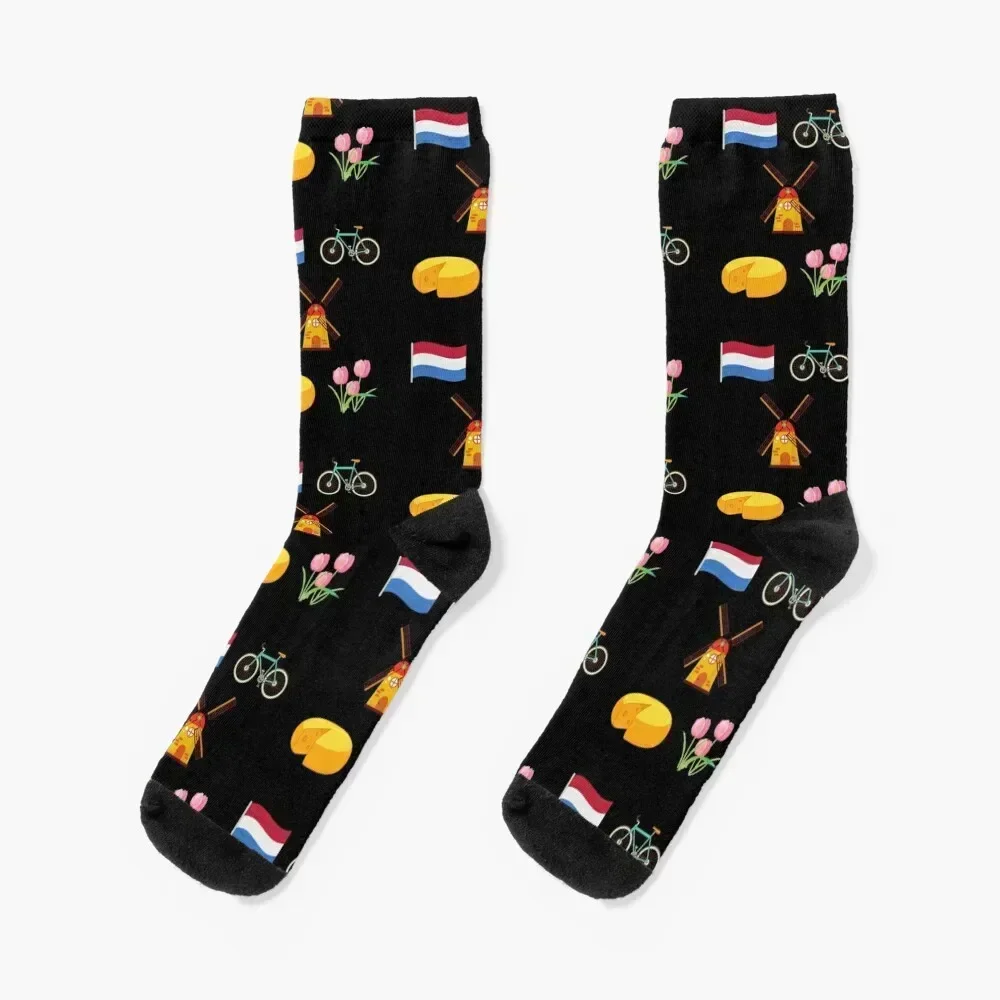

Proud to be Dutch Socks Crossfit funny gifts Running cool Socks Women Men's