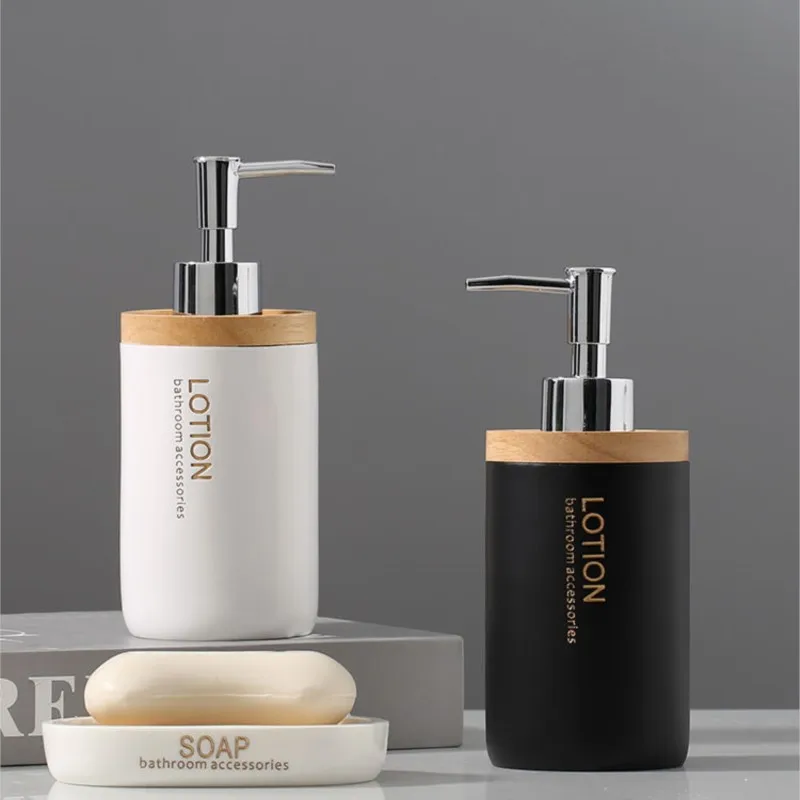 

Hotel Resin Hand Sanitizer Bottle Household Bathroom Shower Gel Shampoo Empty Bottle Packaging Laundry Detergent Bottle ZG778