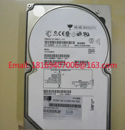 

for 1pcs- 18.2GB P1216A P1216-60000 63000 63001 80 pin SCSI hard drive