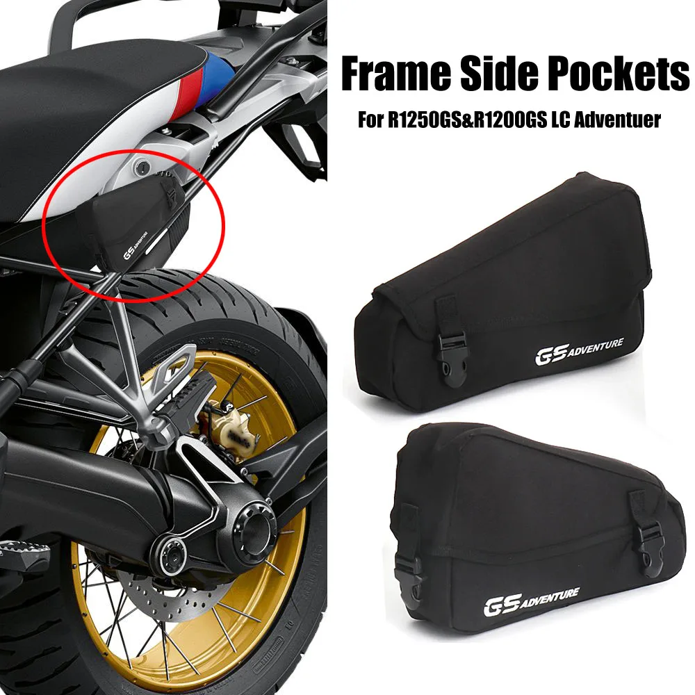 

For BMW F750GS F850GS Adventure Motorcycle Frame Side Pockets Repair Tool Placement Bags R1250GS R 1250 1200 GS R1200GS LC ADV