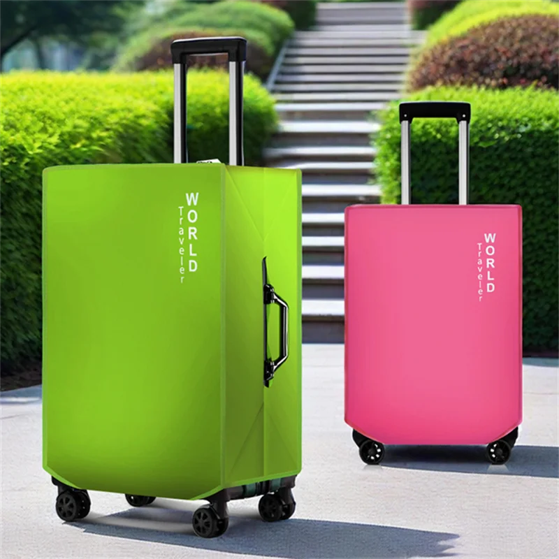 

Новый 1 шт. нетканый чехол для багажа, красочный защитный чехол для багажа, пылезащитный чемодан на колесиках, износостойкий 20/24/26/28/30 дюймов