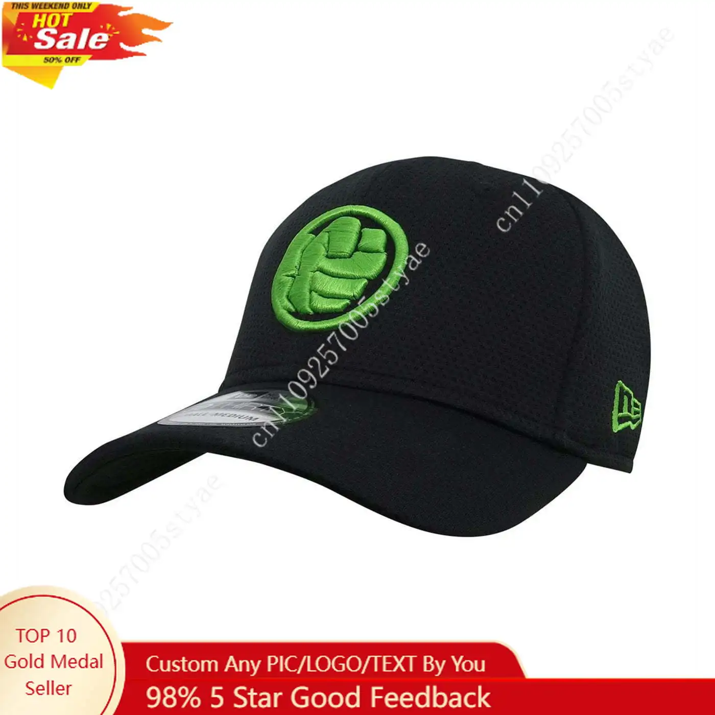 

Hulk Fist Symbol 39Thirty Adjustable Fitted Hat for Man Woman
